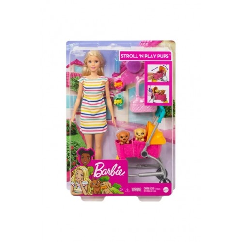 Barbie ve Köpekleri Geziyor Oyun Seti GHV92